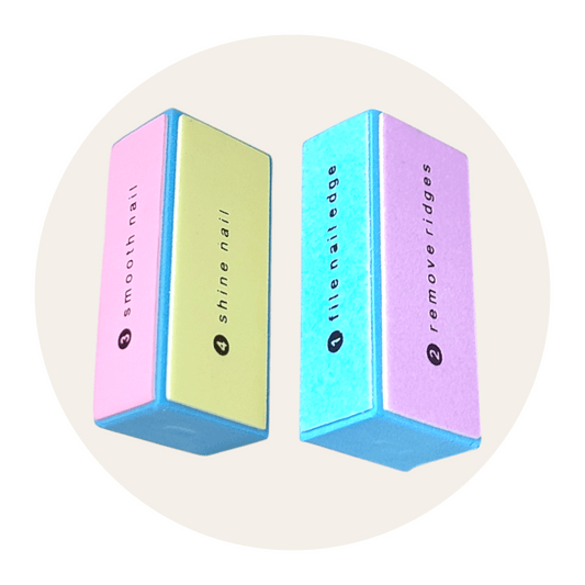 4 IN 1 NAIL BUFFER BLOCK Grit ,Smooth, Polish, Shine, Remove Ridges Nail File - Infinite Beauty