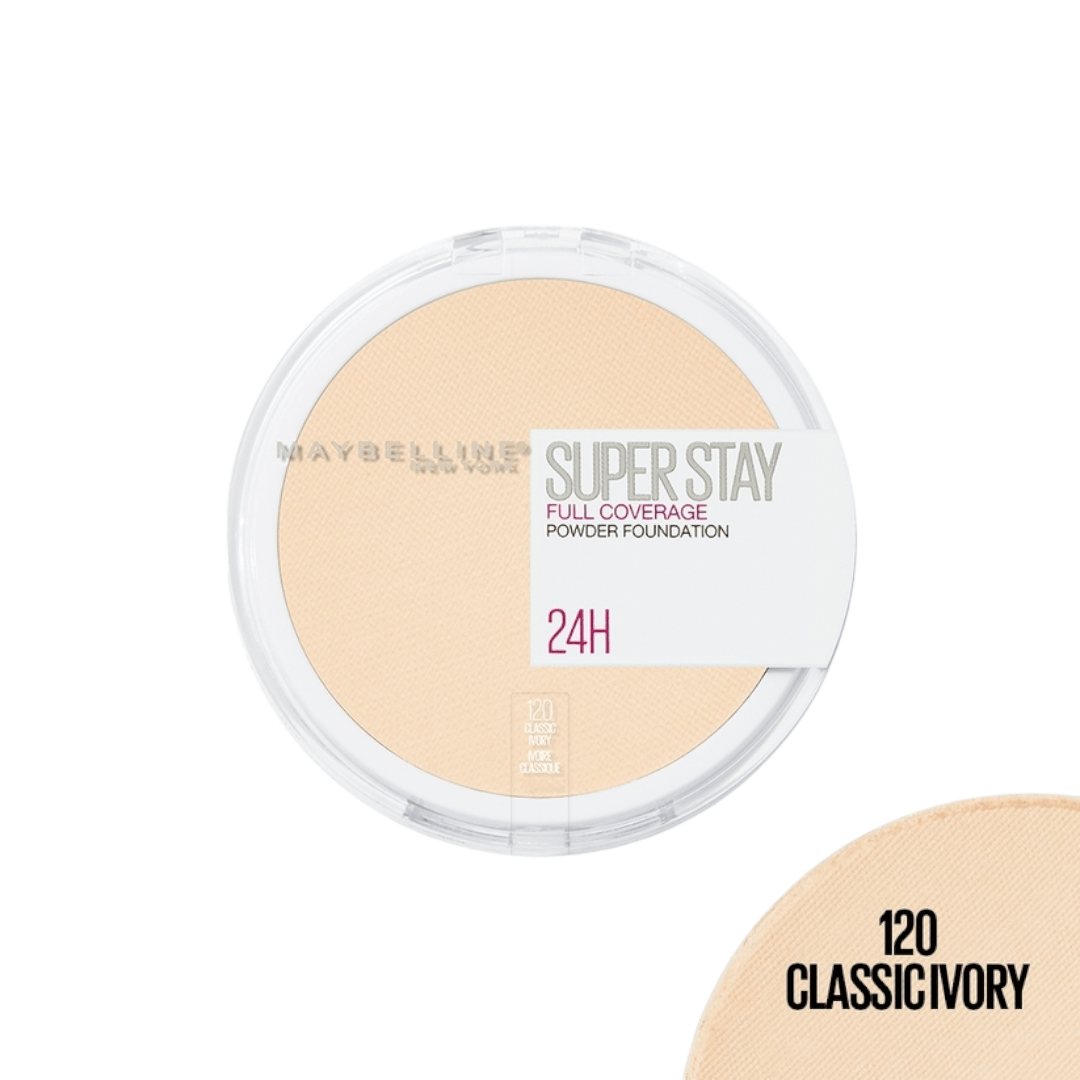 Maybelline New York Superstay Powder Foundation - 120 Classic Ivory - Infinite Beauty