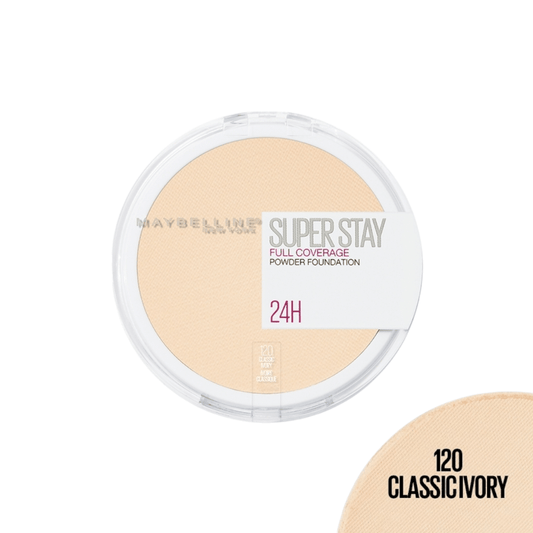 Maybelline New York Superstay Powder Foundation - 120 Classic Ivory - Infinite Beauty