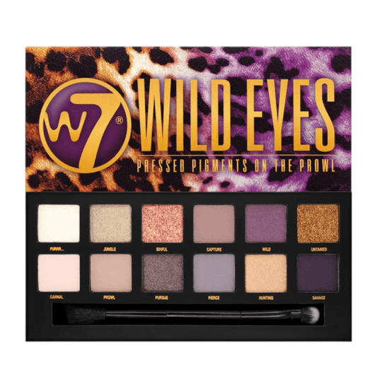 W7 Wild Eyes Pressed Pigment Eyeshadow Palette - Infinite Beauty
