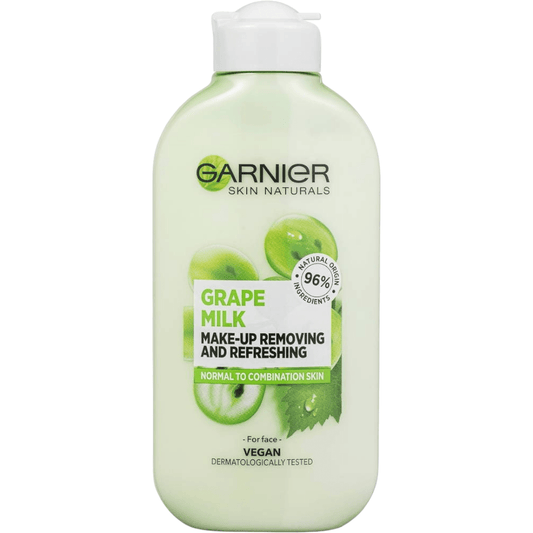 Garnier Skin Naturals Grape Milk Makeup Remover Milk 200ml - Infinite Beauty