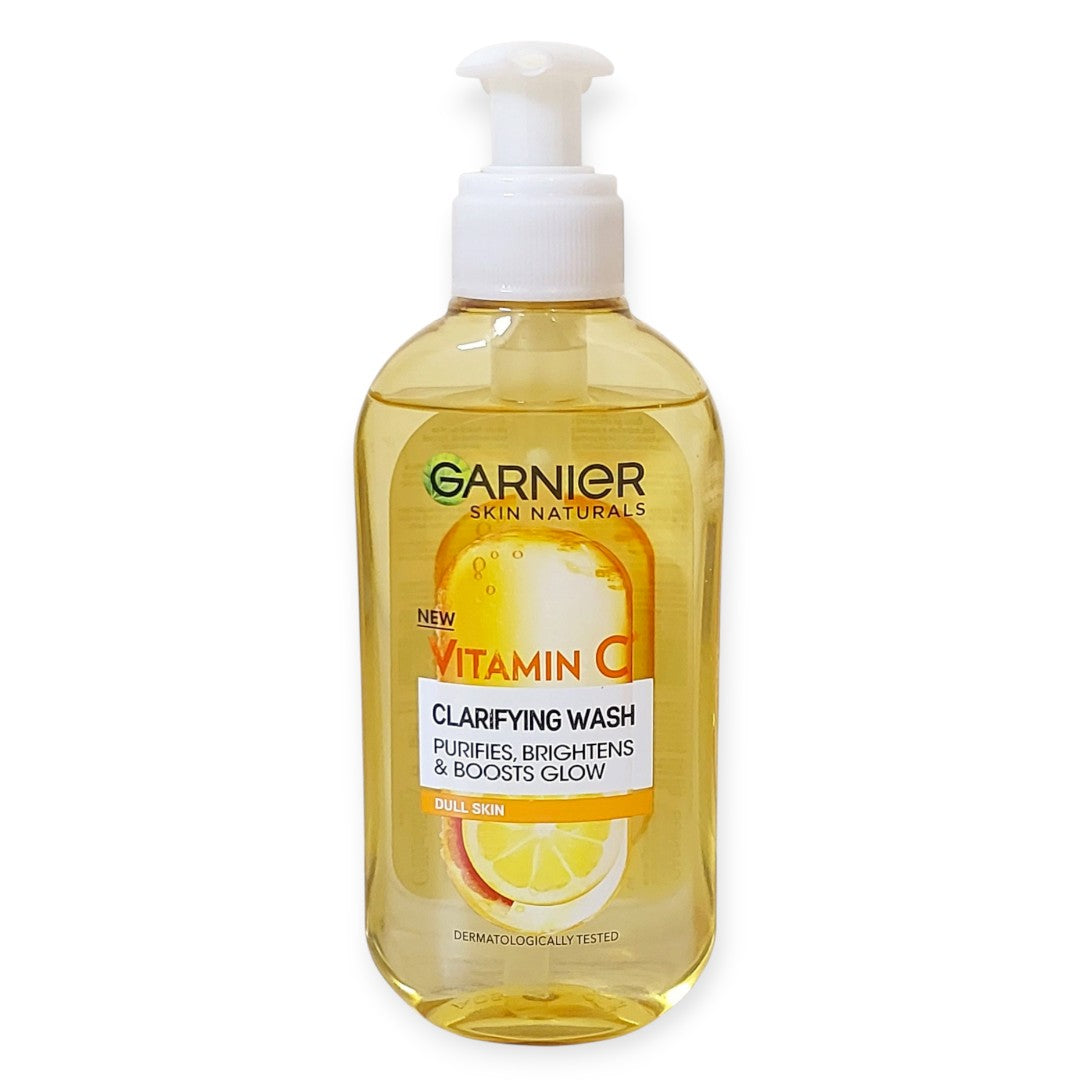 Garnier Skin Naturals Vitamin C Clarifying Wash (200ml).