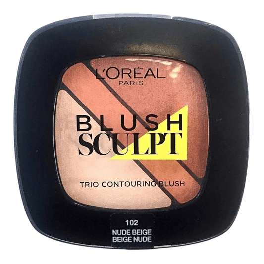 L'Oréal Paris Infallible Blush Sculpt Trio Blusher - Nude Beige 102 - Infinite Beauty