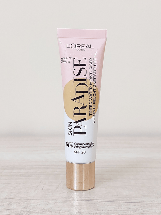 L'Oreal Skin Paradise Tinted Moisturiser Foundation 02 Medium - Infinite Beauty