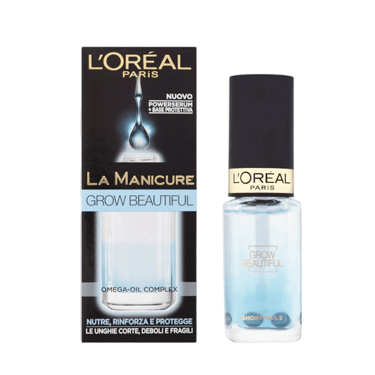 L'Oreal Paris La Manicure Grow Beautiful - 5 ml.Two - in - one technology power serum plus base coat - Infinite Beauty