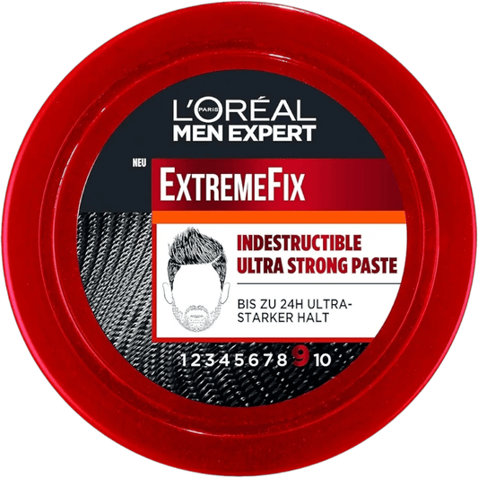 L'Oreal Paris Men Expert Extreme Fix Indestructible Fixing Hair Paste, Ultra Strong Hold, 75ml - Infinite Beauty