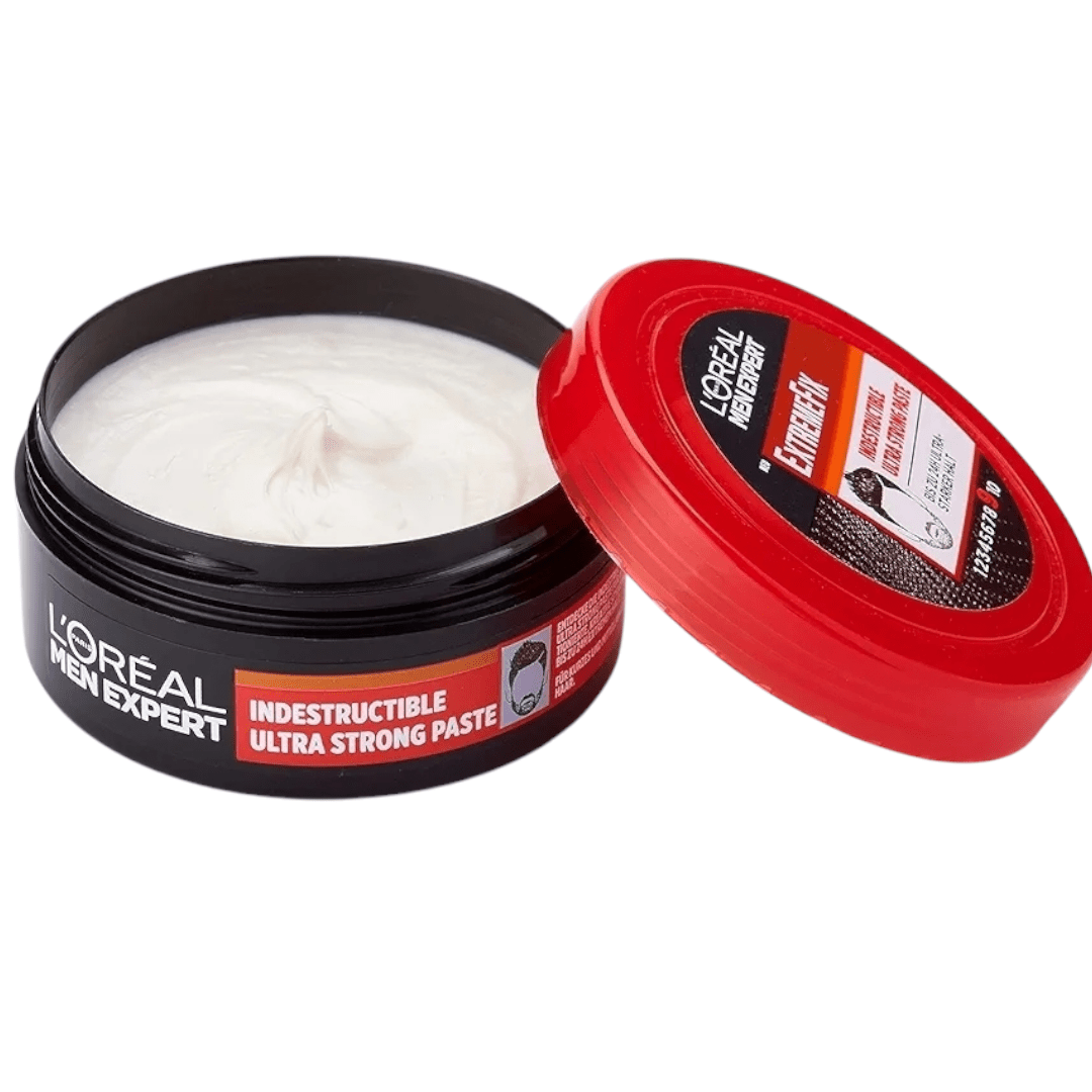 L'Oreal Paris Men Expert Extreme Fix Indestructible Fixing Hair Paste, Ultra Strong Hold, 75ml - Infinite Beauty