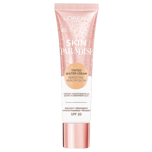 L'Oreal Paris Skin Paradise Tinted Moisturiser, Up to 24h hydration, SPF20, 02 Fair - Infinite Beauty
