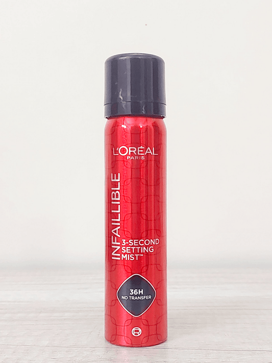 L'Oreal Paris Infallible 3 - Second Setting Spray Mist, Microfine Mist for up to 36HR Wear - Infinite Beauty