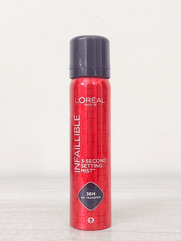 L'Oreal Paris Infallible 3 - Second Setting Spray Mist, Microfine Mist for up to 36HR Wear - Infinite Beauty L'Oreal Paris Infallible 3 - Second Setting Spray Mist, Microfine Mist for up to 36HR Wear - Infinite Beauty