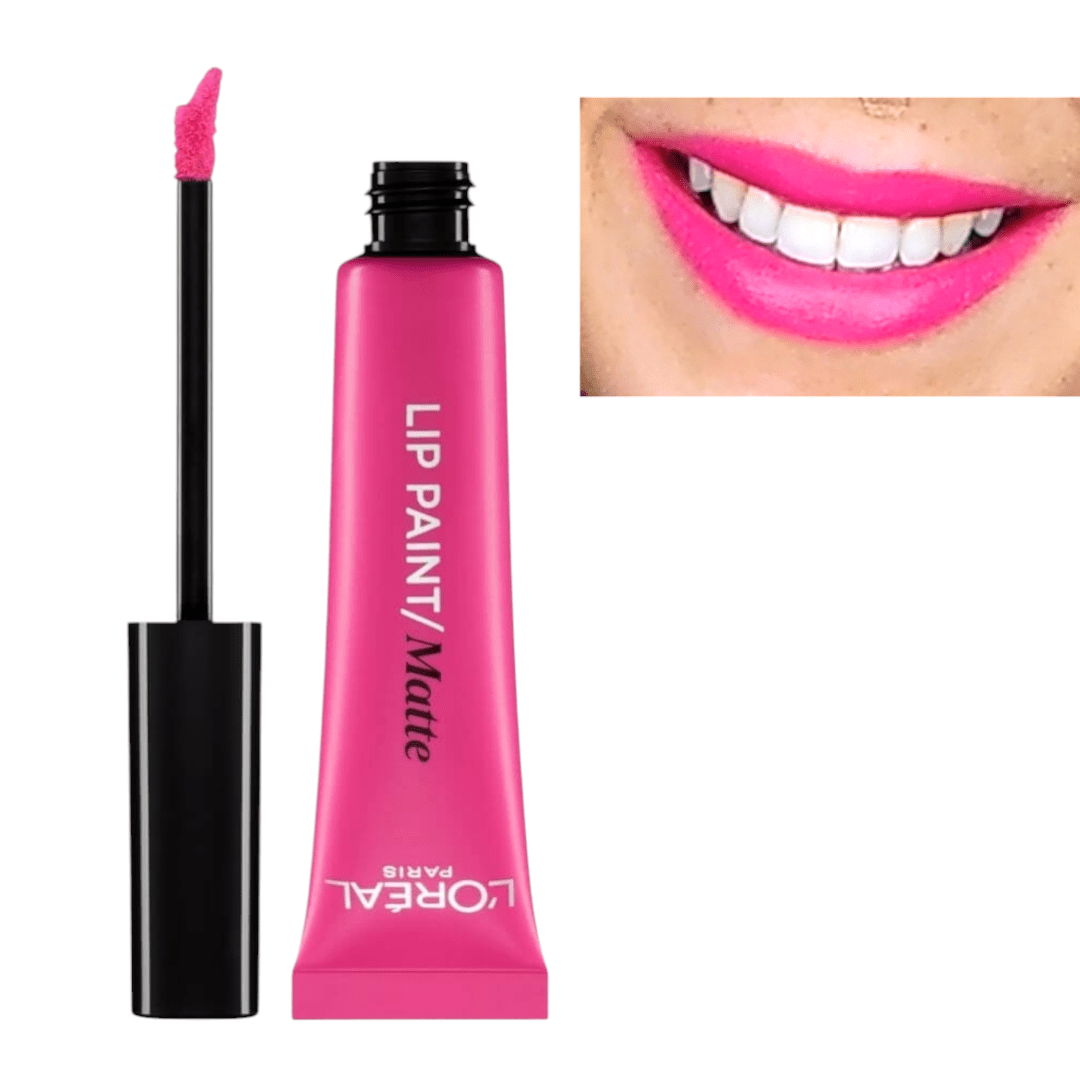 Loreal Paris Lip Paint Matte Liquid Lipstick 202 King Pink - Infinite Beauty