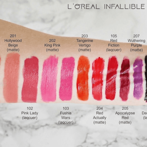 Loreal Paris Lip Paint Matte Liquid Lipstick 213 Stripped Brown - Infinite Beauty Loreal Paris Lip Paint Matte Liquid Lipstick 213 Stripped Brown - Infinite Beauty