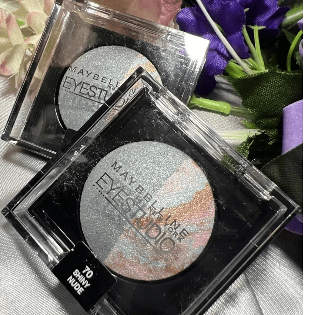 Maybelline Eye Studio Duo Baked Eye Shadows Shiny Nude 70 - Infinite Beauty