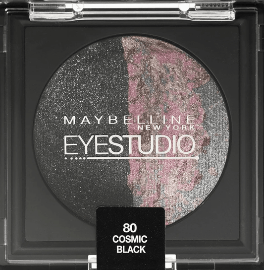 Maybelline Eye Studio Duo Baked Eye Shadows 80 Cosmic Black - Infinite Beauty