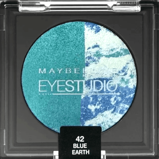 Maybelline Eye Studio Duo Baked Eye Shadows Blue Earth 42 - Infinite Beauty
