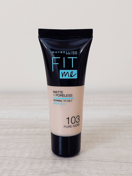 Maybelline Fit Me Foundation Matte & Poreless 103 Pure Ivory - Infinite Beauty
