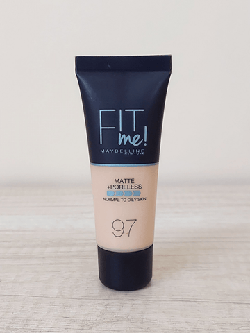 Maybelline Fit Me Foundation Matte & Poreless 97 Natural Porcelain - Infinite Beauty Maybelline Fit Me Foundation Matte & Poreless 97 Natural Porcelain - Infinite Beauty