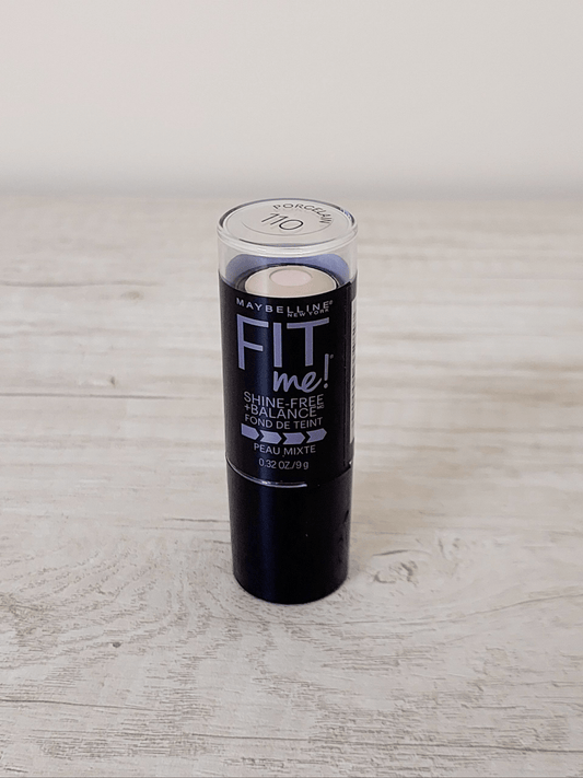 Maybelline Fit Me Shine - Free Balance Stick Foundation 110 Porcelain - Infinite Beauty