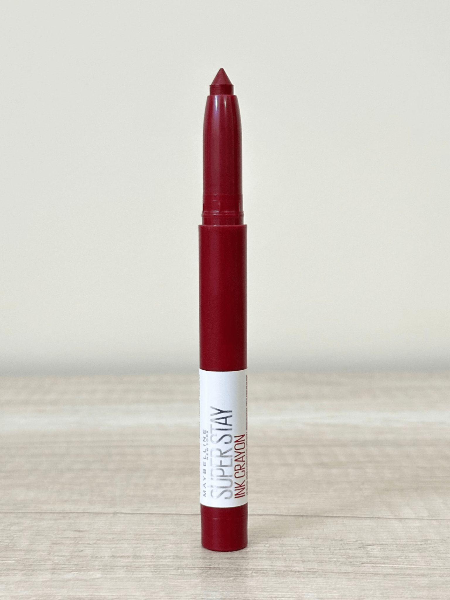 Maybelline SuperStay Ink Lip Crayon Lipstick 55 Make It Happen - Infinite Beauty