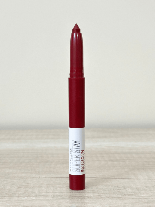Maybelline SuperStay Ink Lip Crayon Lipstick 55 Make It Happen - Infinite Beauty