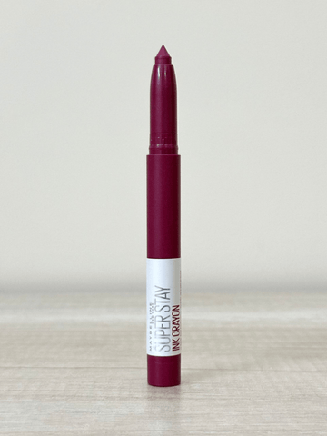 Maybelline SuperStay Ink Lip Crayon Lipstick 60 Accept A Dare - Infinite Beauty Maybelline SuperStay Ink Lip Crayon Lipstick 60 Accept A Dare - Infinite Beauty