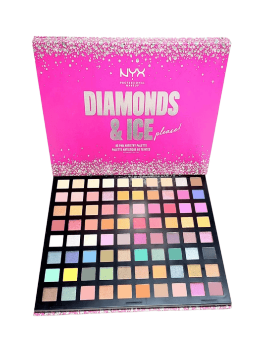 NYX PROFESSIONAL MAKEUP Gift Pack, Diamonds & Ice Ultimate 80 Pan Artistry Eyeshadow Palette - Infinite Beauty