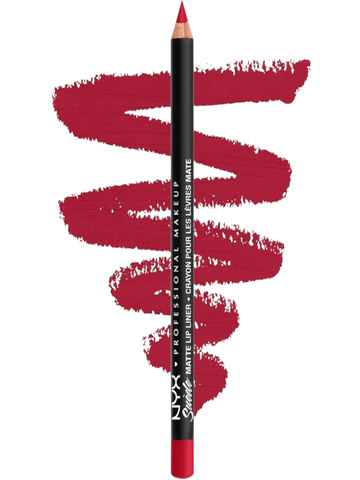 NYX Professional Makeup Suede Matte Lip Liner - Spicy - Infinite Beauty NYX Professional Makeup Suede Matte Lip Liner - Spicy - Infinite Beauty