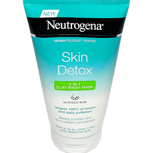 Neutrogena Skin Detox Clarifying Clay Wash Mask, All Skin Types, 150ml - Infinite Beauty