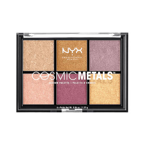 NYX Professional Makeup Cosmic Metal Eyeshadow Palette - Infinite Beauty NYX Professional Makeup Cosmic Metal Eyeshadow Palette - Infinite Beauty