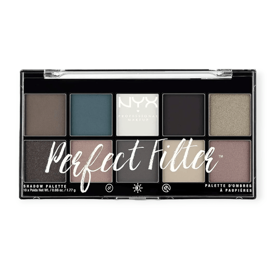 Nyx Professional Makeup Perfect Filter Shadow Palette, Gloomy Days 04 Pfsp04 - Infinite Beauty