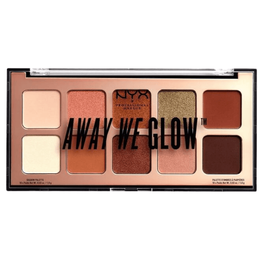 NYX AWAY WE GLOW SHADOW PALETTE - 02 HOOKED ON GLOW - Infinite Beauty