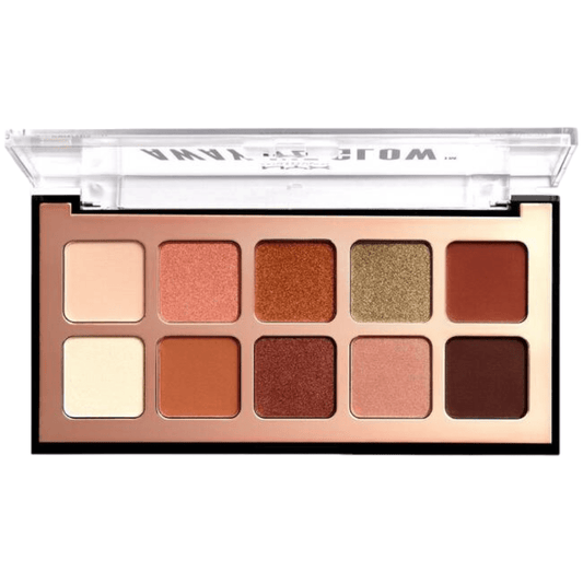 NYX AWAY WE GLOW SHADOW PALETTE - 02 HOOKED ON GLOW - Infinite Beauty