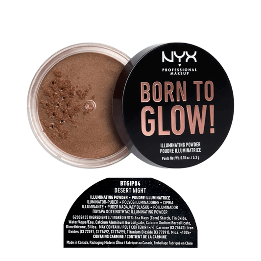 NYX Professional makeup Born To Glow Illuminating Powder - 04 Desert night - Infinite Beauty