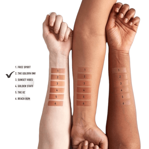 NYX CALIFORNIA BEAMIN' FACE & BODY BRONZER - THE GOLDEN ONE - Infinite Beauty NYX CALIFORNIA BEAMIN' FACE & BODY BRONZER - THE GOLDEN ONE - Infinite Beauty