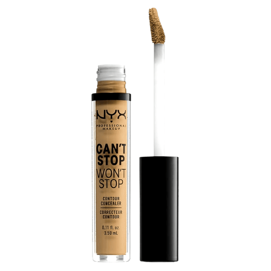 NYX Can't Stop Won't Stop Liquid Concealer 24hr - Caramel - Infinite Beauty