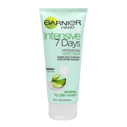 Garnier Hand Intensive 7 Days Hydrating Hand Cream Aloe Vera, Normal To Dry Hands, 100ml - Infinite Beauty