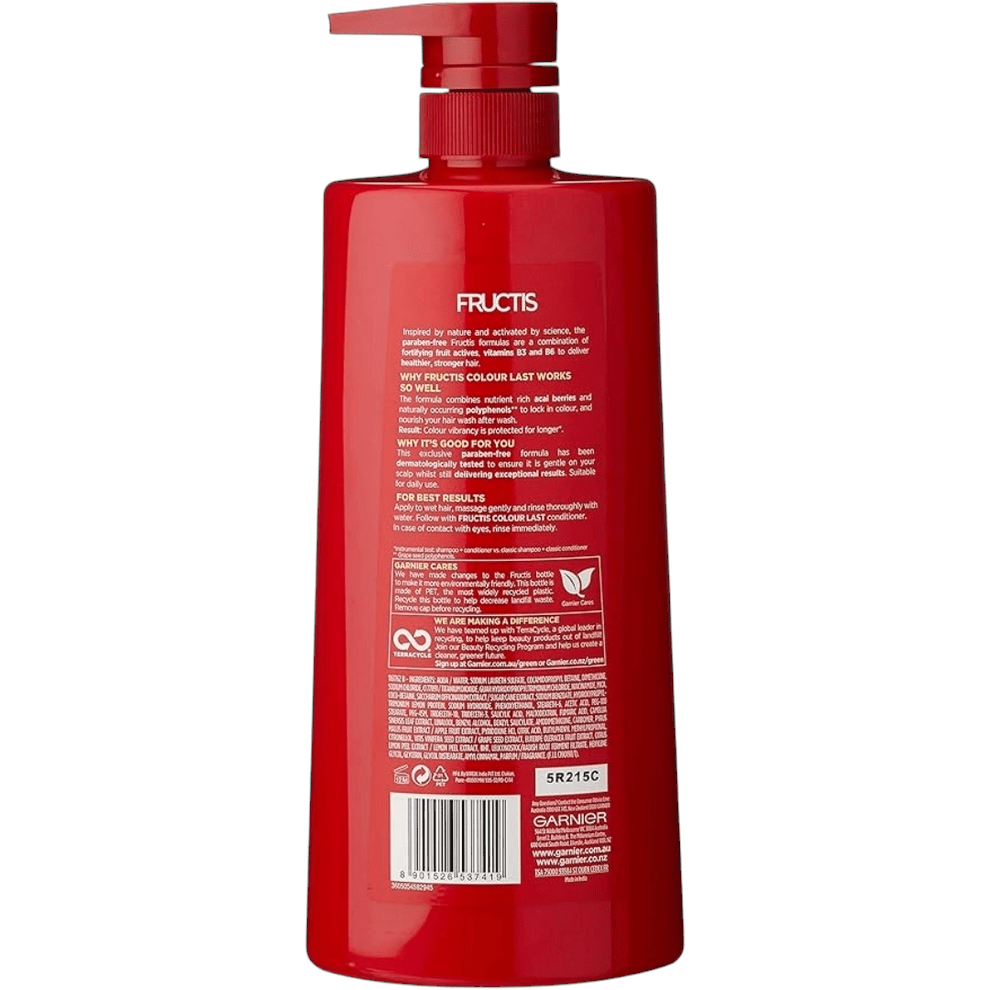 Garnier Fructis Colour Last Shampoo for Coloured Hair 850ml - Infinite Beauty