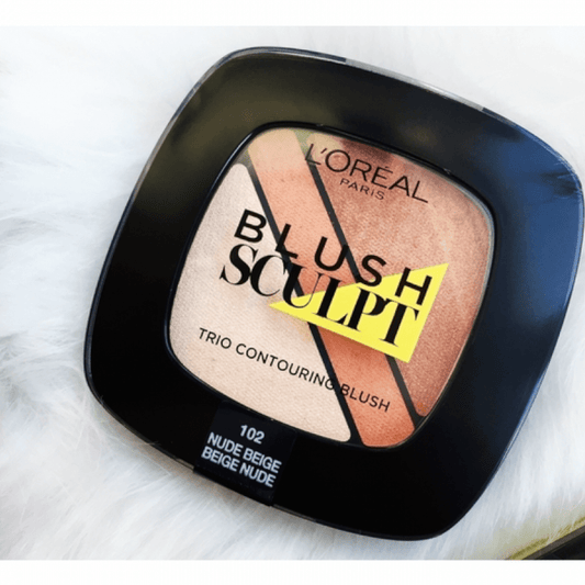 L'Oréal Paris Infallible Blush Sculpt Trio Blusher - Nude Beige 102 - Infinite Beauty