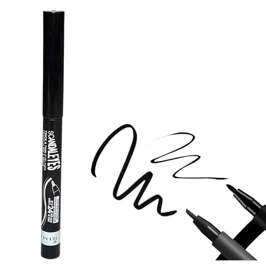 Rimmel London Scandaleyes Thick And Thin In One Eyeliner 24Hr Black - Infinite Beauty