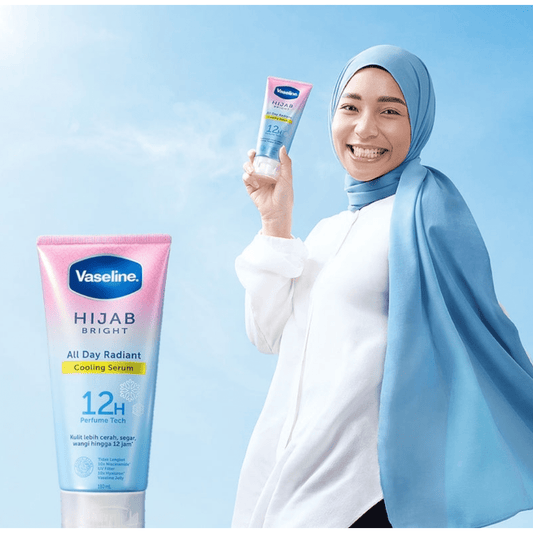 Vaseline Hijab Bright All Day Radiant Cooling Serum 180ml - Infinite Beauty