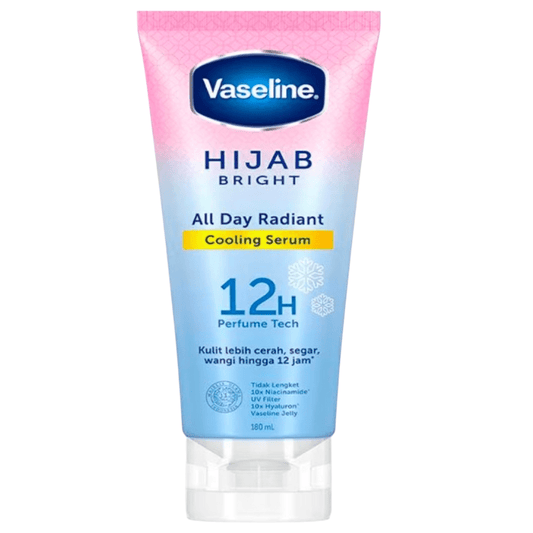 Vaseline Hijab Bright All Day Radiant Cooling Serum 180ml - Infinite Beauty