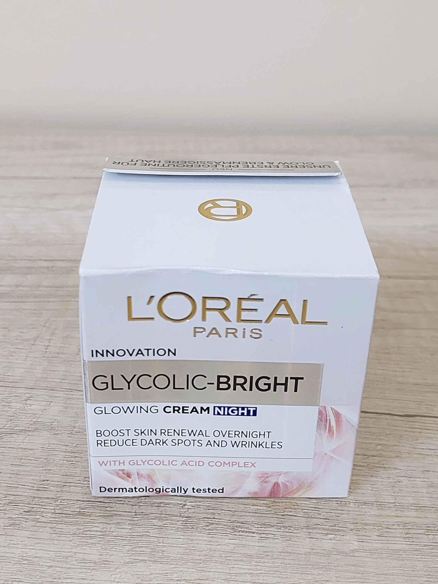 L'Oreal Paris Glycolic Bright Glowing Gel Night Cream 50ml - Infinite Beauty