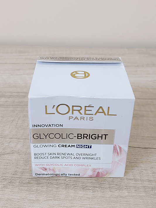 L'Oreal Paris Glycolic Bright Glowing Gel Night Cream 50ml - Infinite Beauty