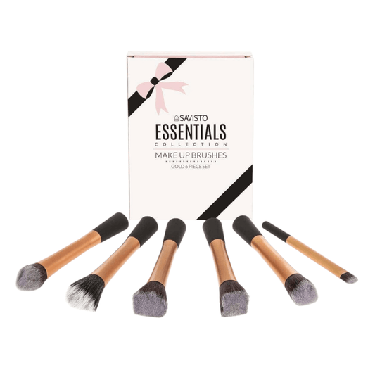 Savisto Essentials Uk Makeup Brushes Set 6 Brushes - Infinite Beauty