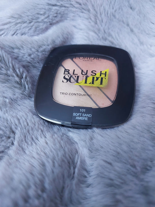 L'Oréal Paris Infallible Blush Sculpt Trio Blusher - 101 Soft Sand Ambre