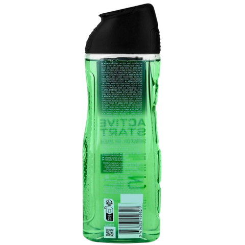 Adidas Revitalizing Active Start 3 in 1 Face, Hair & Body Shower Gel, 400ml