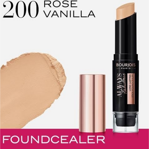 Bourjois - Always Fabulous 2-In-1 Foundcealer Stick With Blender - Rose Vanille 200