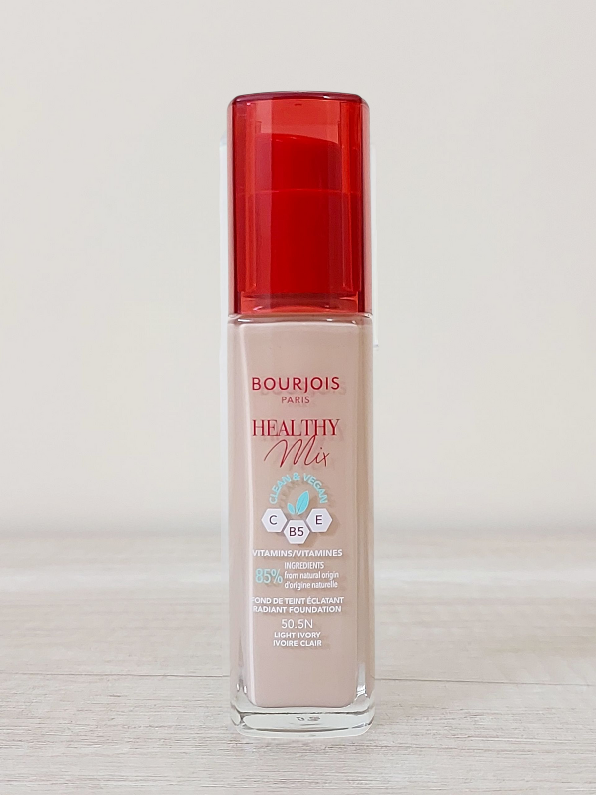 Bourjois Healthy Mix Clean & Vegan Foundation 50.5N Lightlvory
