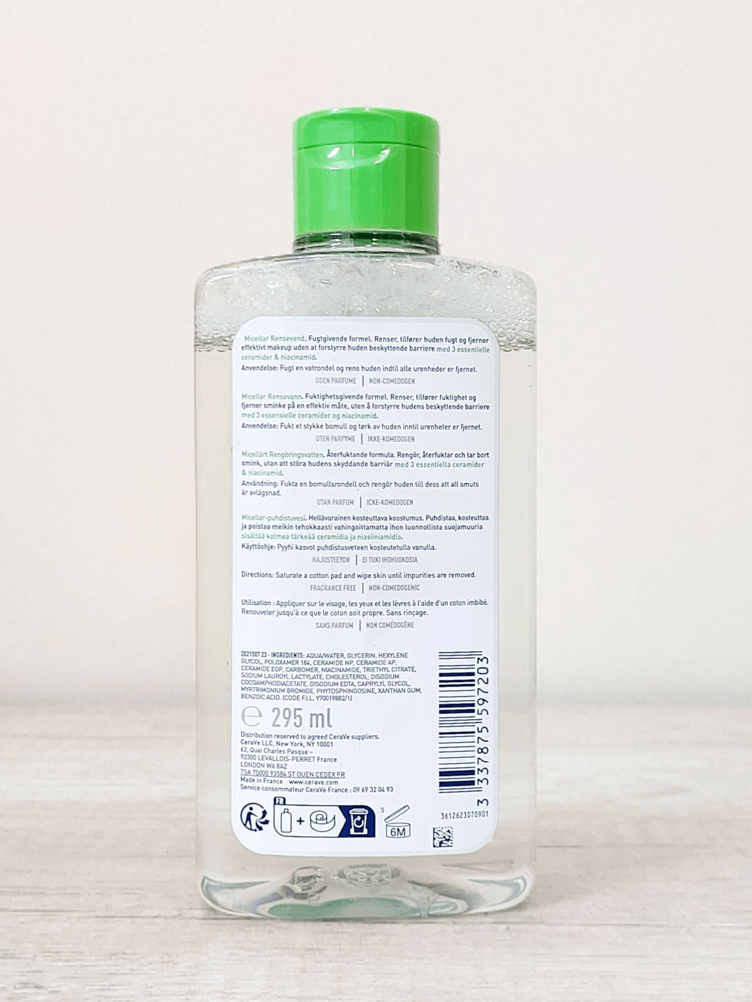 CeraVe Ultra Gentle Hydrating Micellar Cleansing Water 295ml - Infinite Beauty