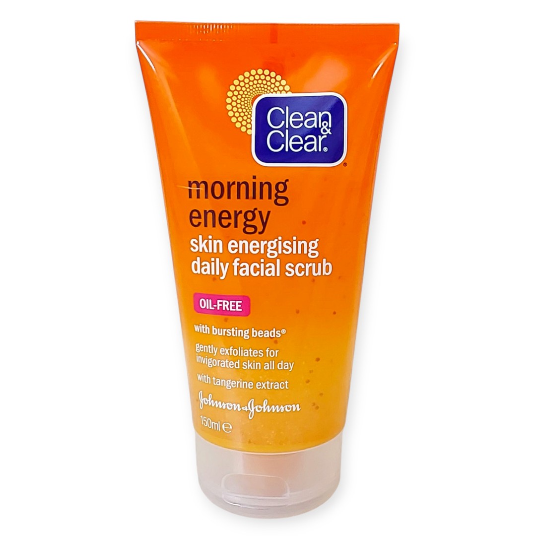 Clean & Clear Morning Energy Skin Energising Daily Facial Scrub (150ml).
